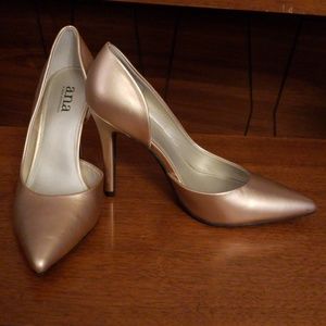 A.N.A rosegold heels